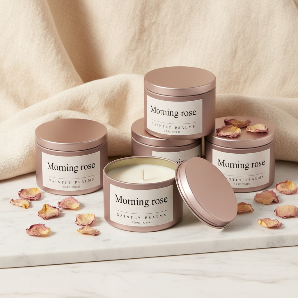 Morning rose - single wick