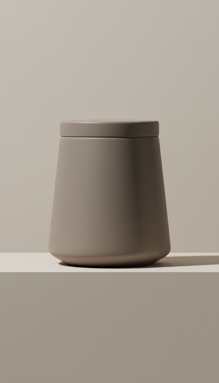 Deep Taupe Travel Candle
